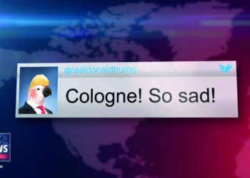 Trump als Papagai