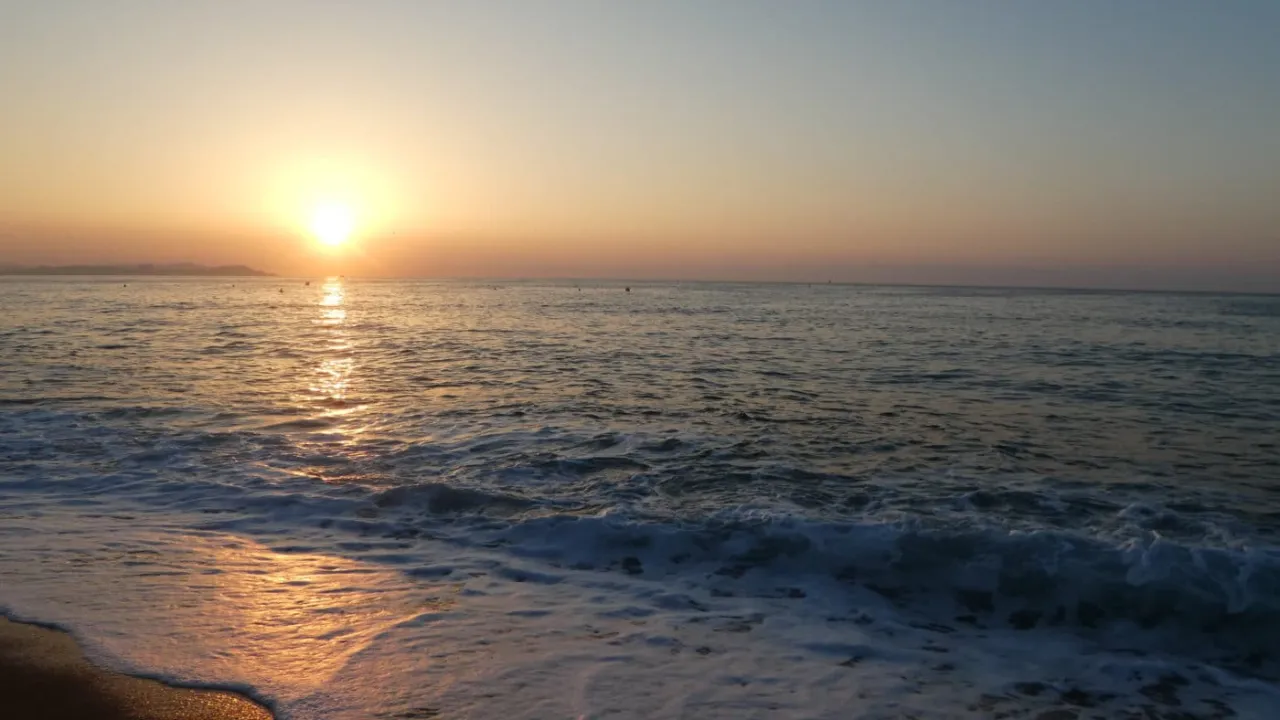 Sonnenaufgang an der Costa Brava