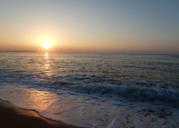 Sonnenaufgang an der Costa Brava
