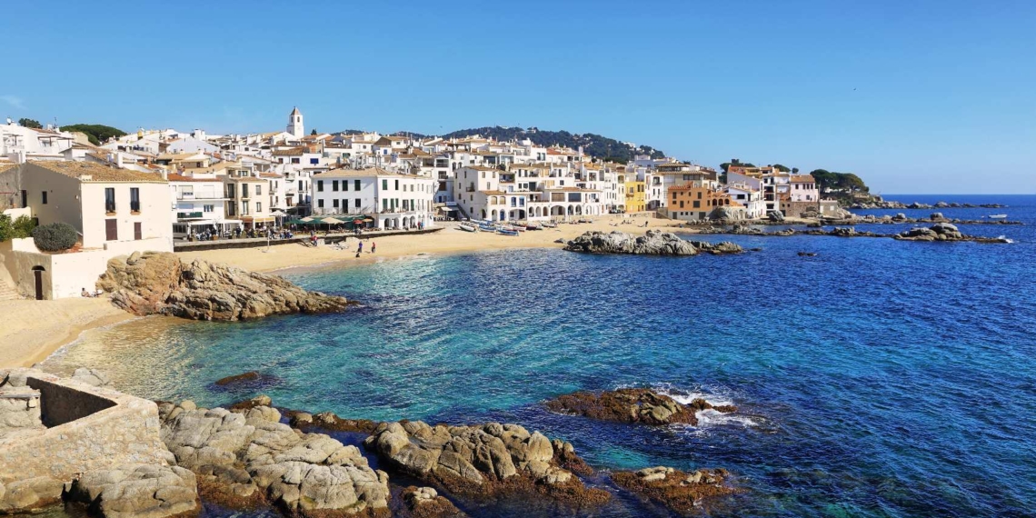 Die FIscherstadt Palafrugell an der Costa Brava