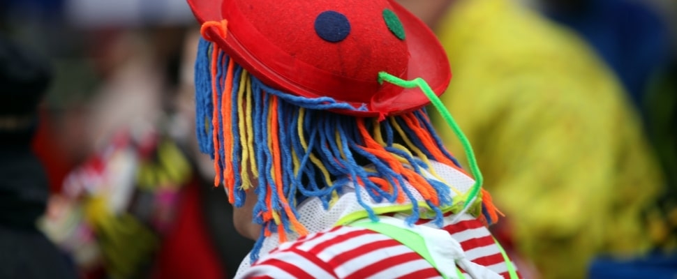 Clown im Straßenkarneval, über dts
