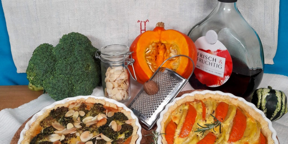 Kürbis- & Brokkoli-Quiche
