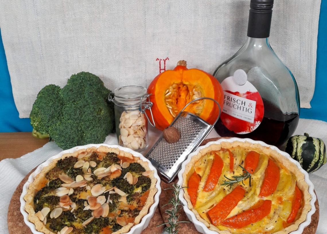 Kürbis- & Brokkoli-Quiche