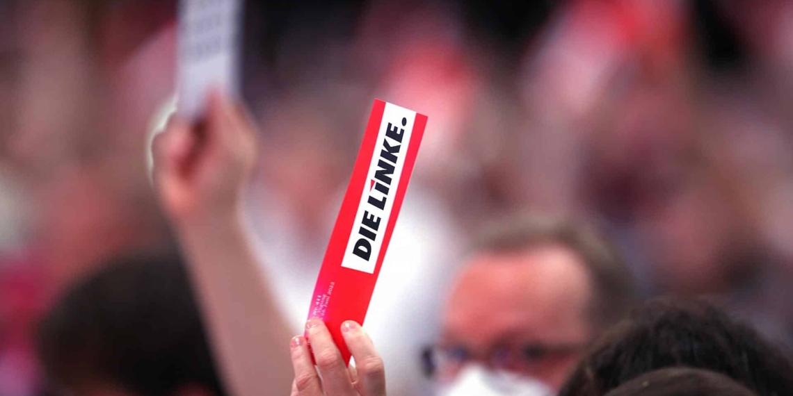 Abstimmung auf Linke-Parteitag in Erfurt 2022, über dts