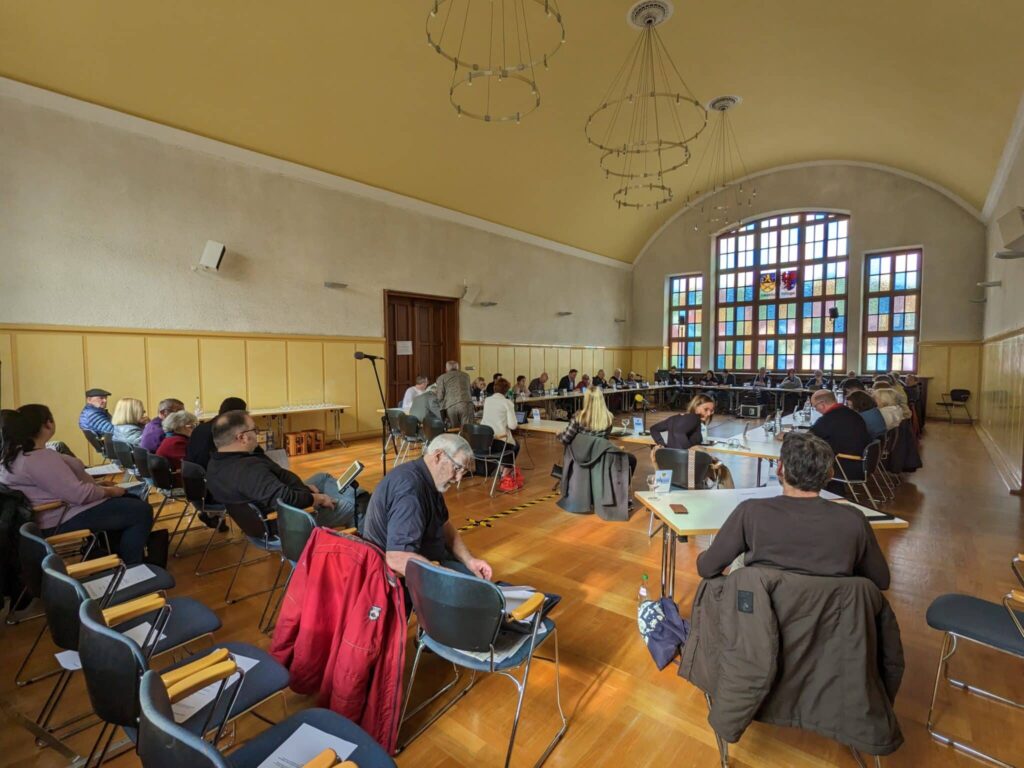 Die Sitzung war gut besucht