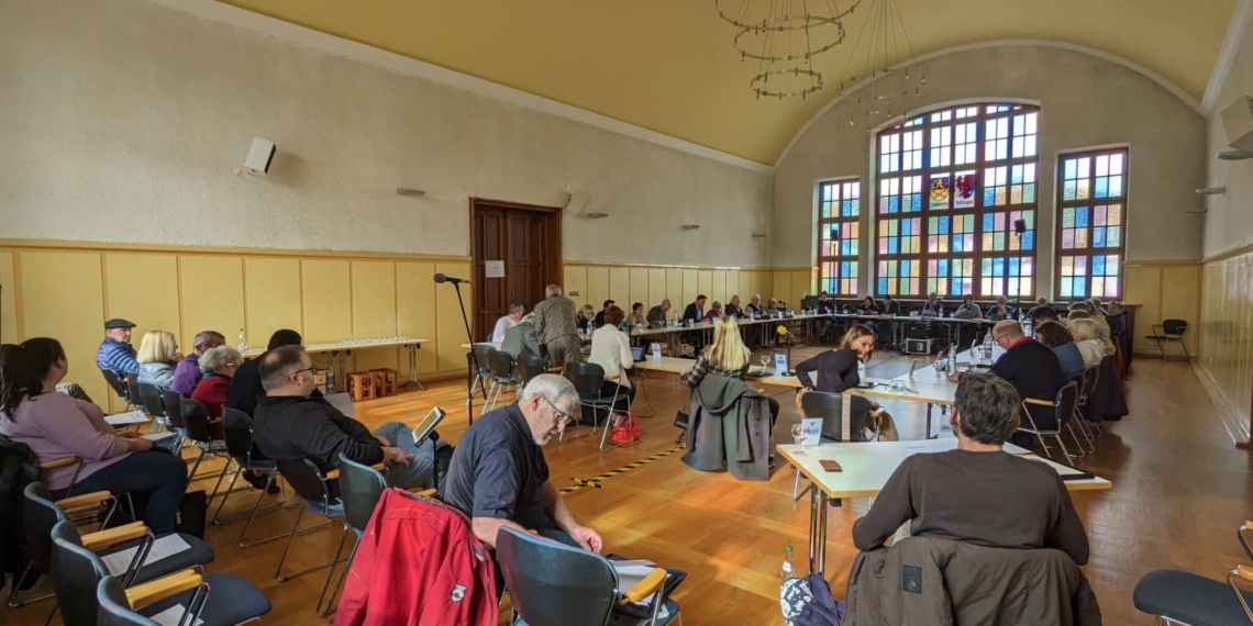 Die Sitzung war gut besucht