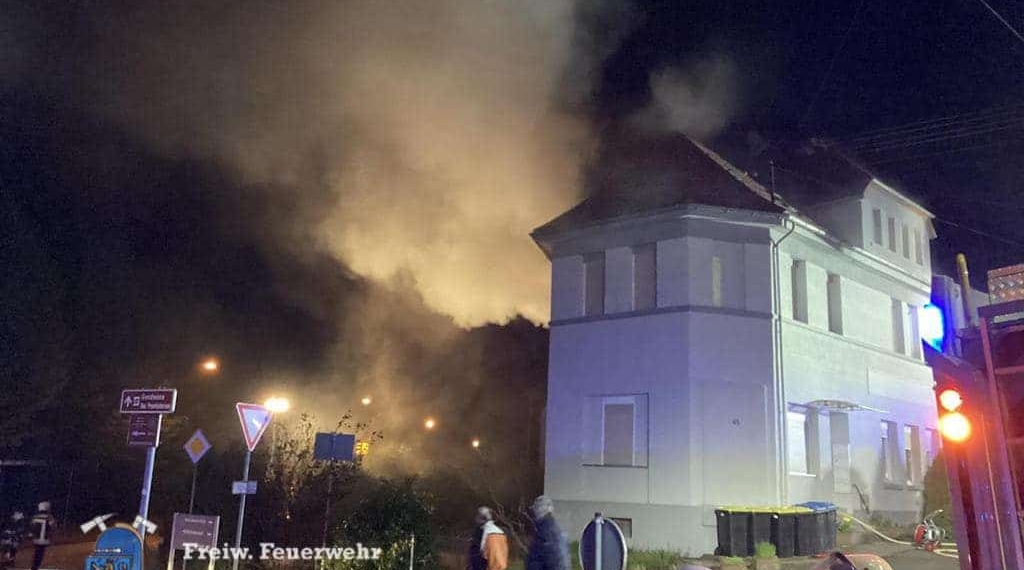 Brand in der Neunkircher Straße