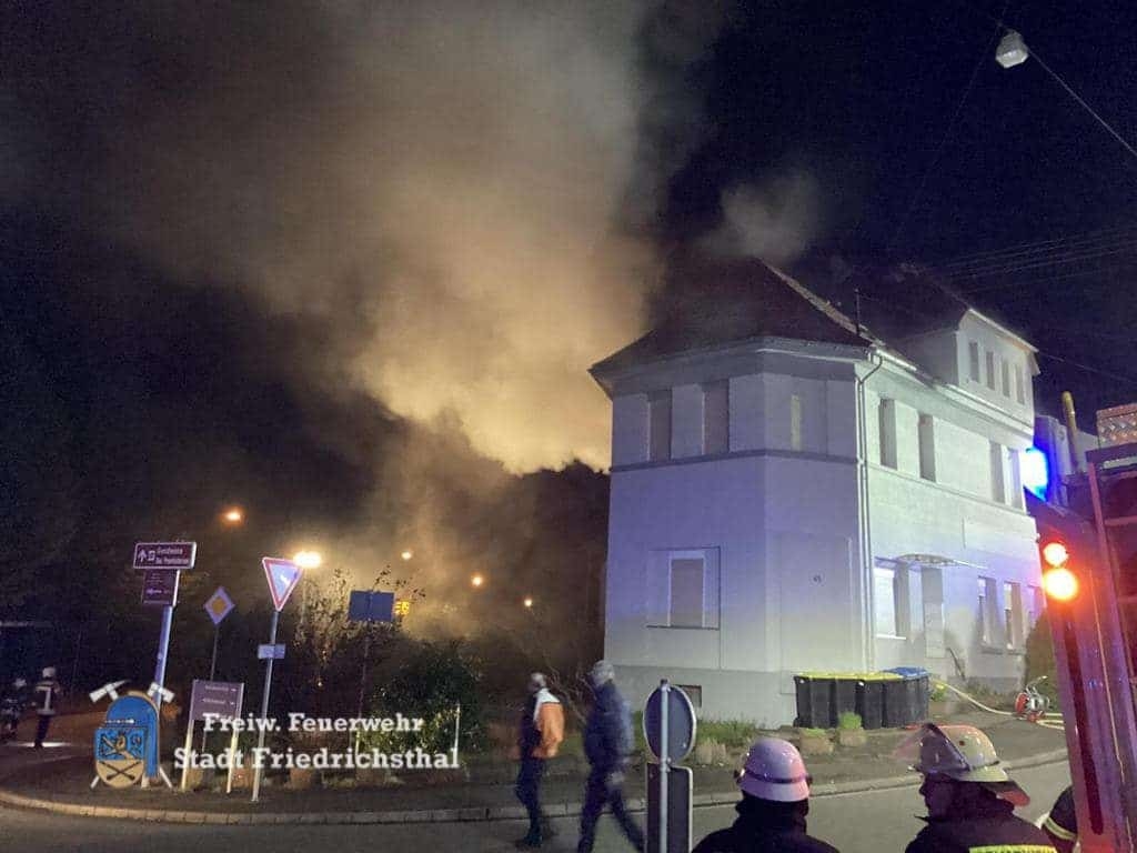 Brand in der Neunkircher Straße