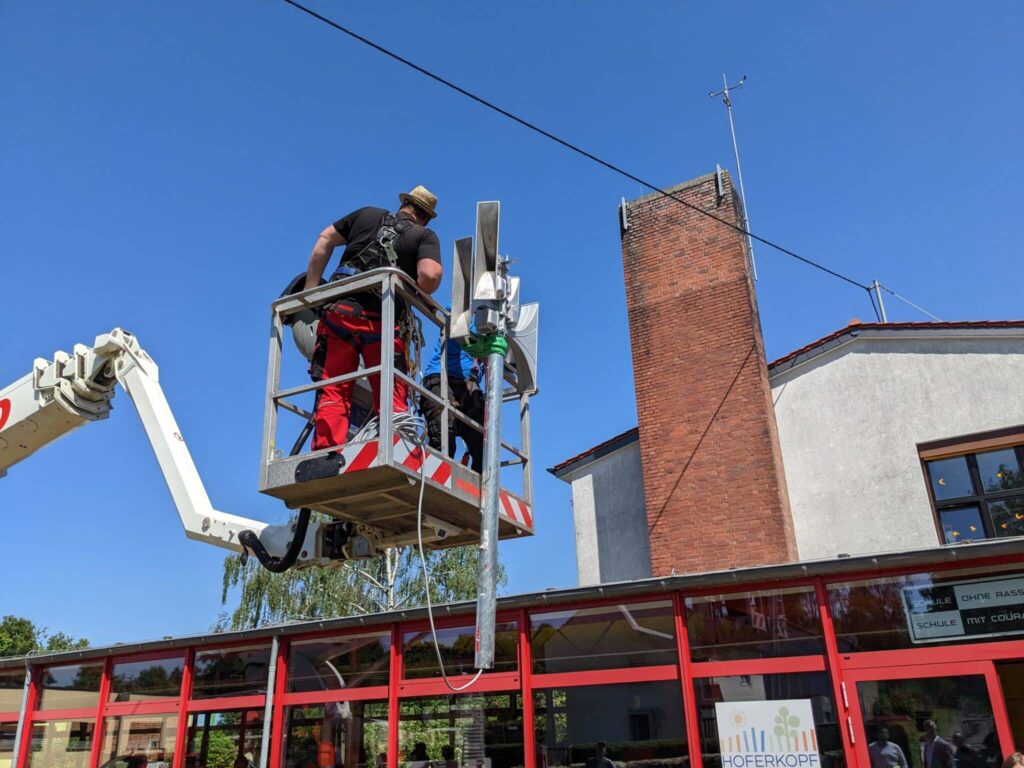 Friedrichsthal mit neuen Katastrophenschutzsirenen ausgestattet 5 Eine der neuen Sirenen Bild: Regio-Journal