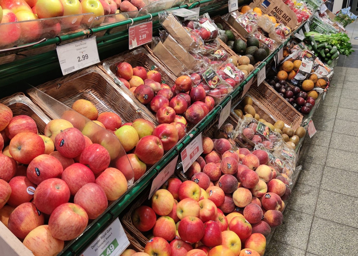Obst im Supermarkt (Archiv), via dts