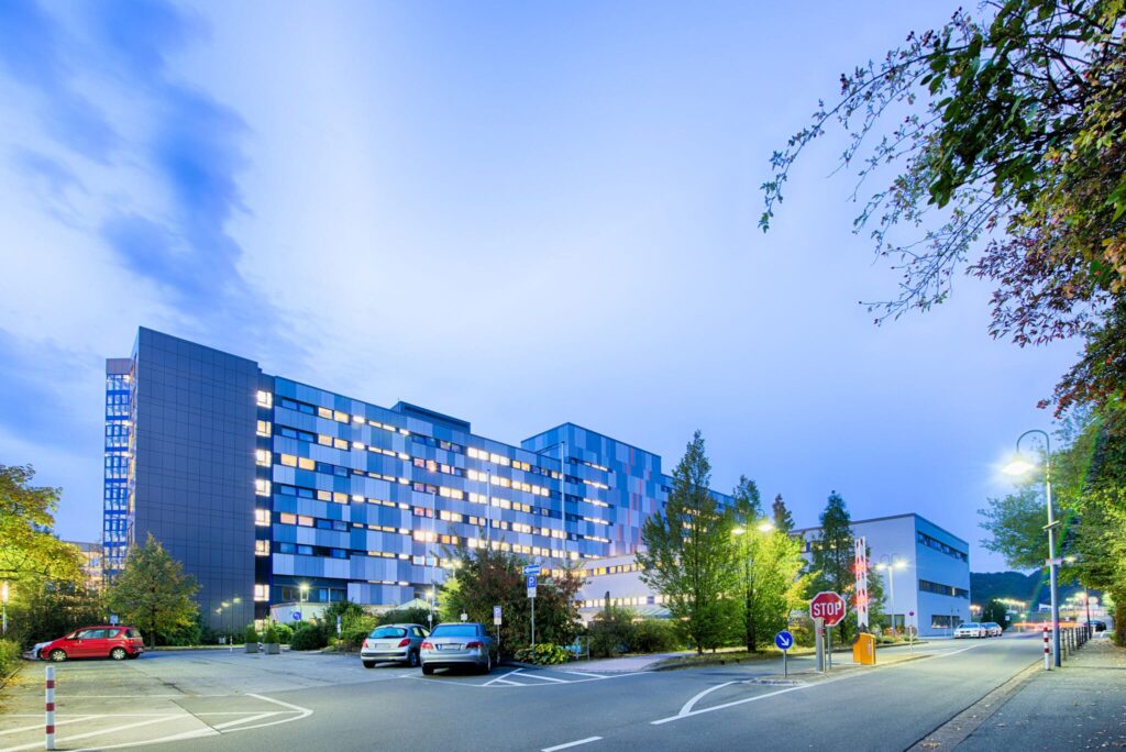 Das Knappschaftsklinikum in Püttlingen