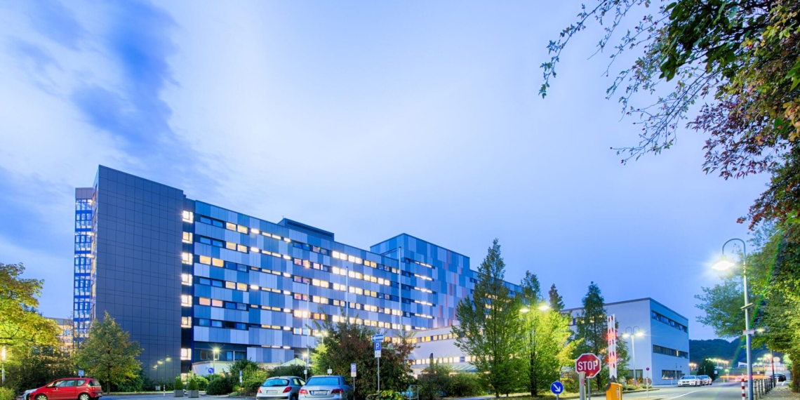 Das Knappschaftsklinikum in Püttlingen
