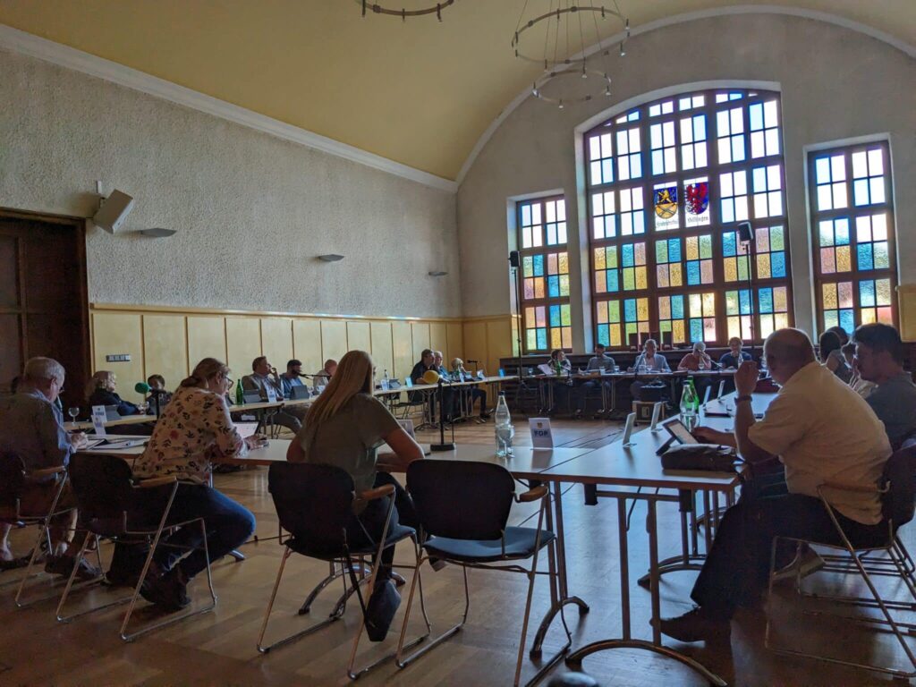 Stadtratsitzung im September 2023