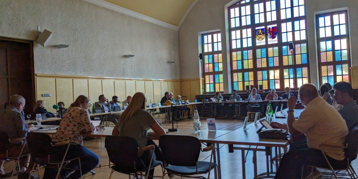 Stadtratsitzung im September 2023