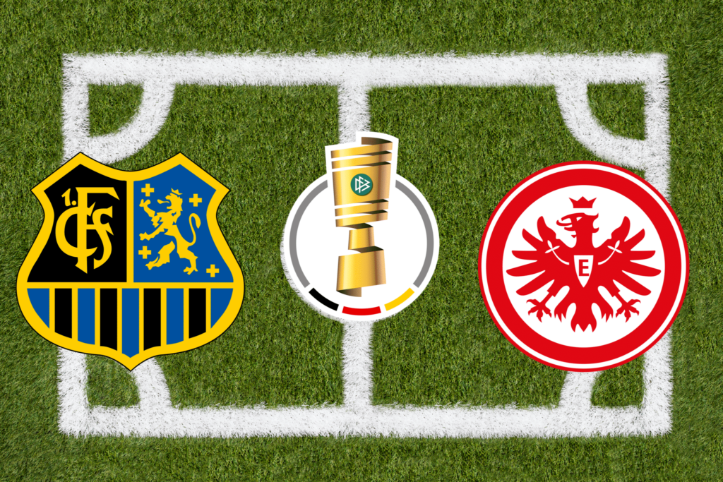 DFB Pokal 2023 2024 - FC Saarbrücken : Eintracht Frankfurt