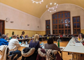 Blick in die Stadtratssitzung vom 20.12.2023