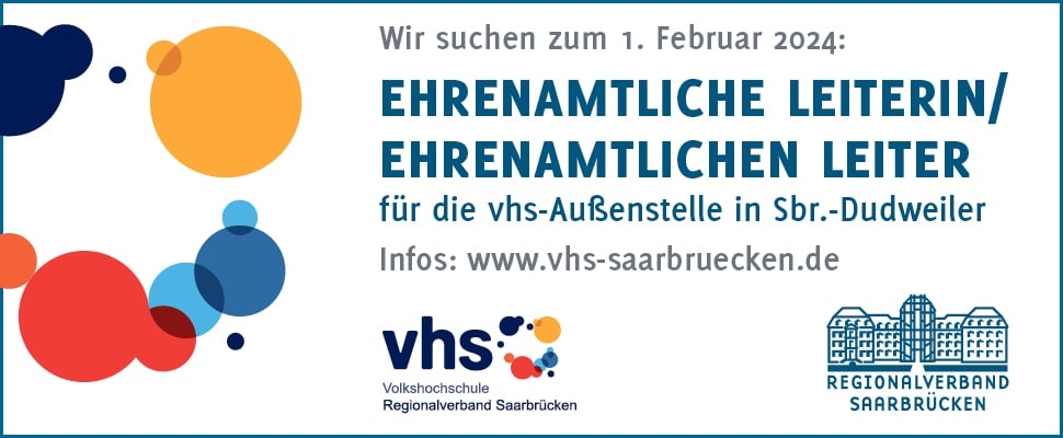 Stellenanzeige VHS Dudweiler