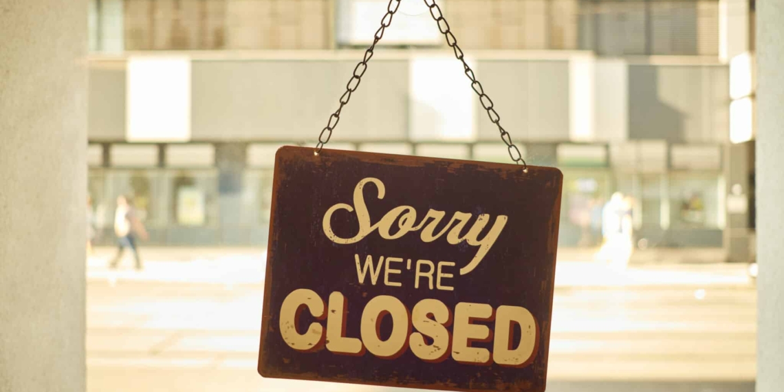 Geschlossen .... out of Business....
