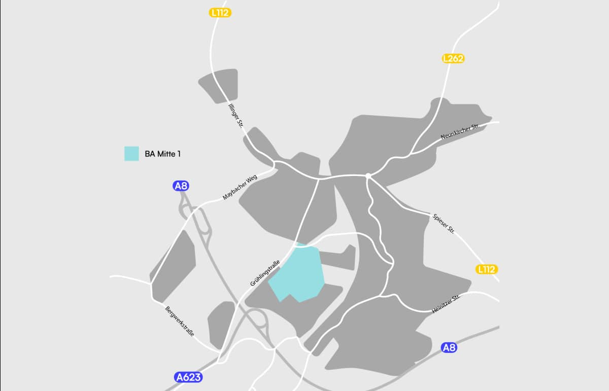 Bauabschnitt Mitte 1