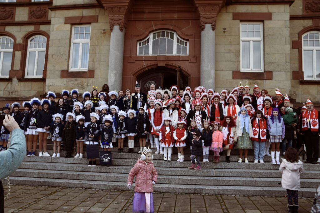 Nach dem Rathaussturm wurde im Festsaal gefeiert 5 Rathaussturm 2025 Friedrichsthal