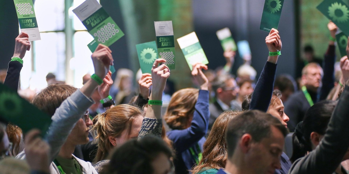 Abstimmung auf Grünen-Parteitag (Archiv)