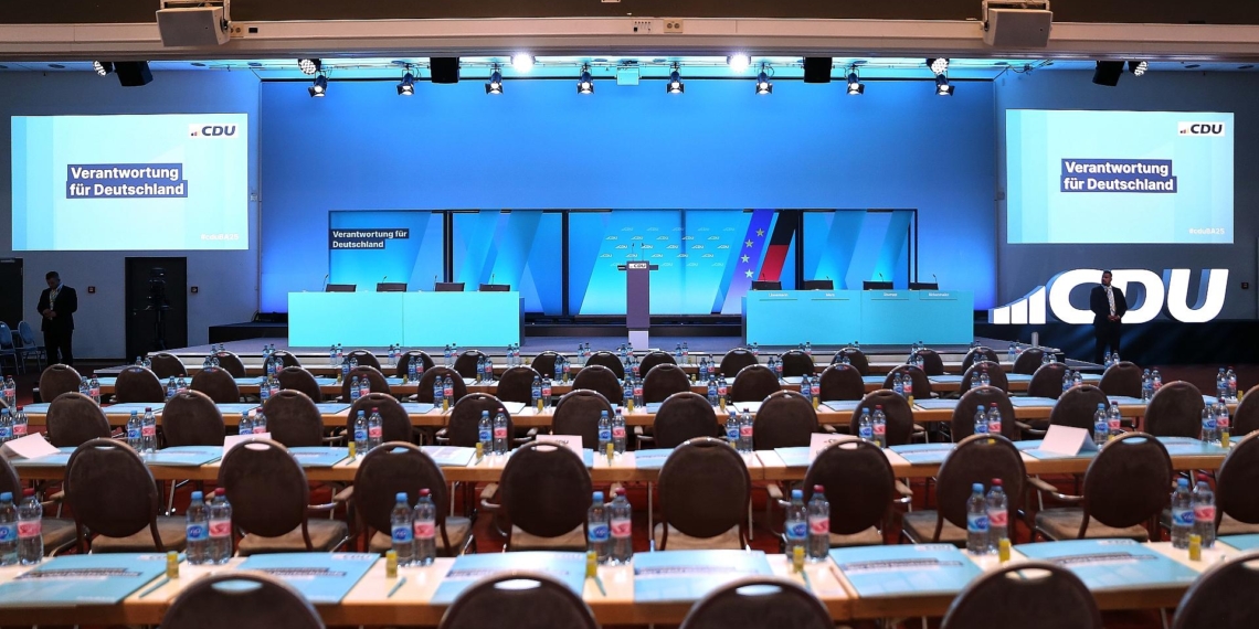 Kleiner CDU-Parteitag soll Koalitionsvertrag absegnen 1 CDU-Bundesausschuss am 28.04.2025