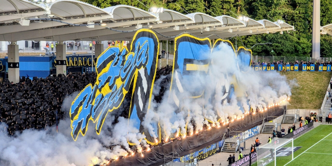 Eintracht Braunschweig siegt in Saarbrücken – FCS lässt Mut und Durchschlagskraft vermissen 1 Relegation 23.05.2025: 1. FC Saarbrücken - Eintracht Braunschweig | Bild: Roberto