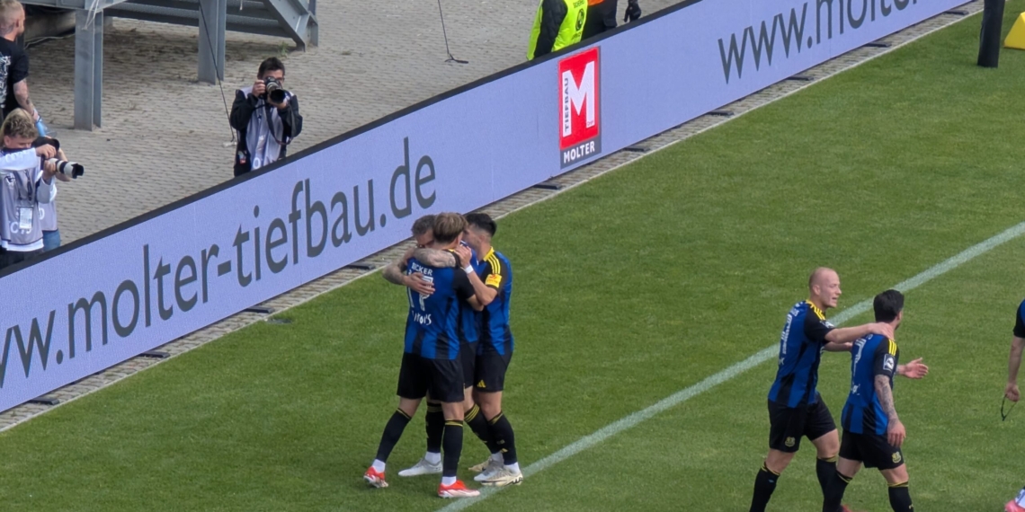 Siegtreffer zum 2:1 gegen Borussia Dortmund 2 | Bild: Regio-Journal