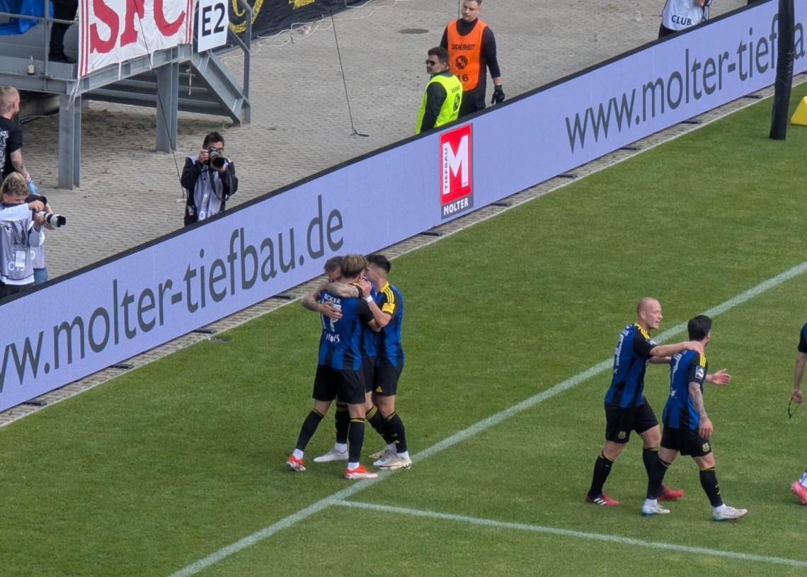 Siegtreffer zum 2:1 gegen Borussia Dortmund 2 | Bild: Regio-Journal