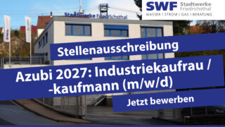 Stadtwerke Friedrichsthal sucht Auszubildenden