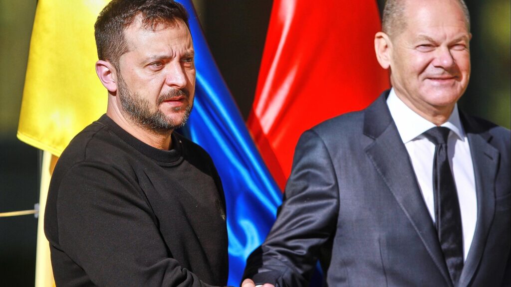 Wolodymyr Selenskyj und Olaf Scholz (Archiv)