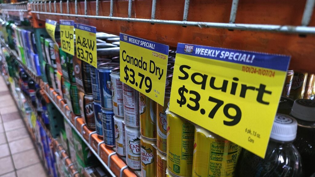 Preise in einem US-Supermarkt (Archiv)