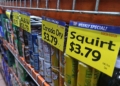 Preise in einem US-Supermarkt (Archiv)