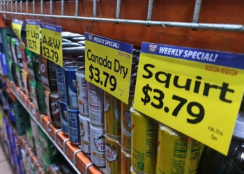 Preise in einem US-Supermarkt (Archiv)