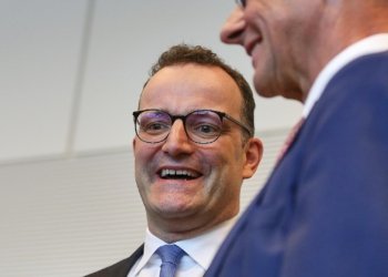 Jens Spahn und Friedrich Merz am 05.05.2025