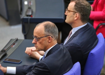 Friedrich Merz und Jens Spahn am 06.05.2025