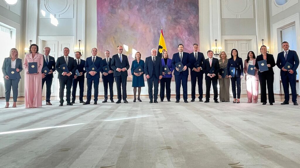 Ernennung des neuen Bundeskabinetts am 06.05.2025