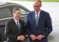 Isaak Herzog und Friedrich Merz am 12.05.2025