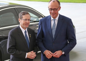 Isaak Herzog und Friedrich Merz am 12.05.2025