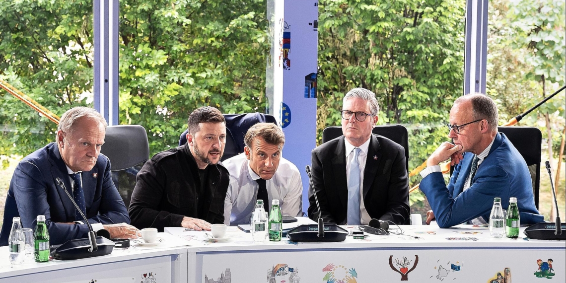 Europäische Staatslenker telefonieren mit Donald Trump am 16.05.2025