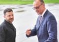 Wolodymyr Selenskyj und Friedrich Merz am 28.05.2025