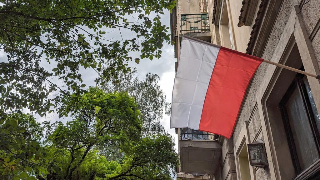 Fahne von Polen (Archiv)