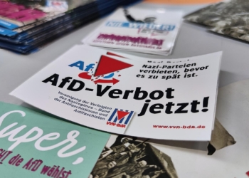 Werbematerial für AfD-Verbotsverfahren (Archiv)
