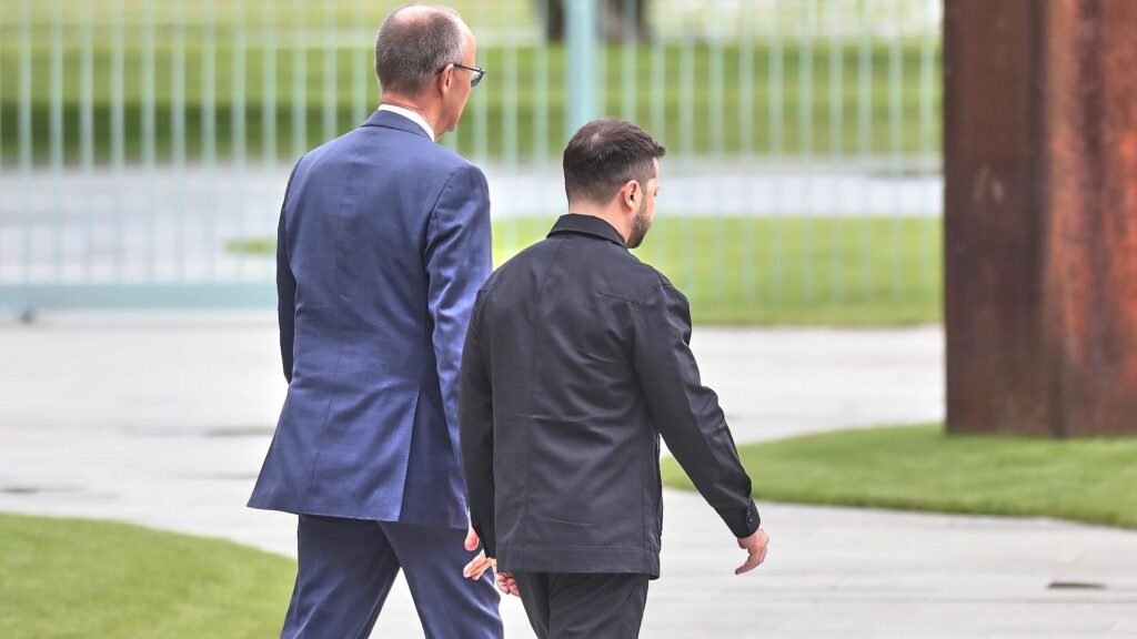 Friedrich Merz und Wolodymyr Selenskyj (Archiv)