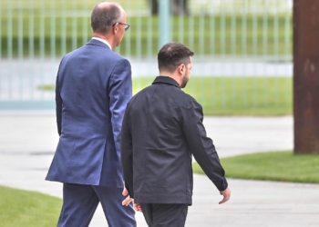 Friedrich Merz und Wolodymyr Selenskyj (Archiv)