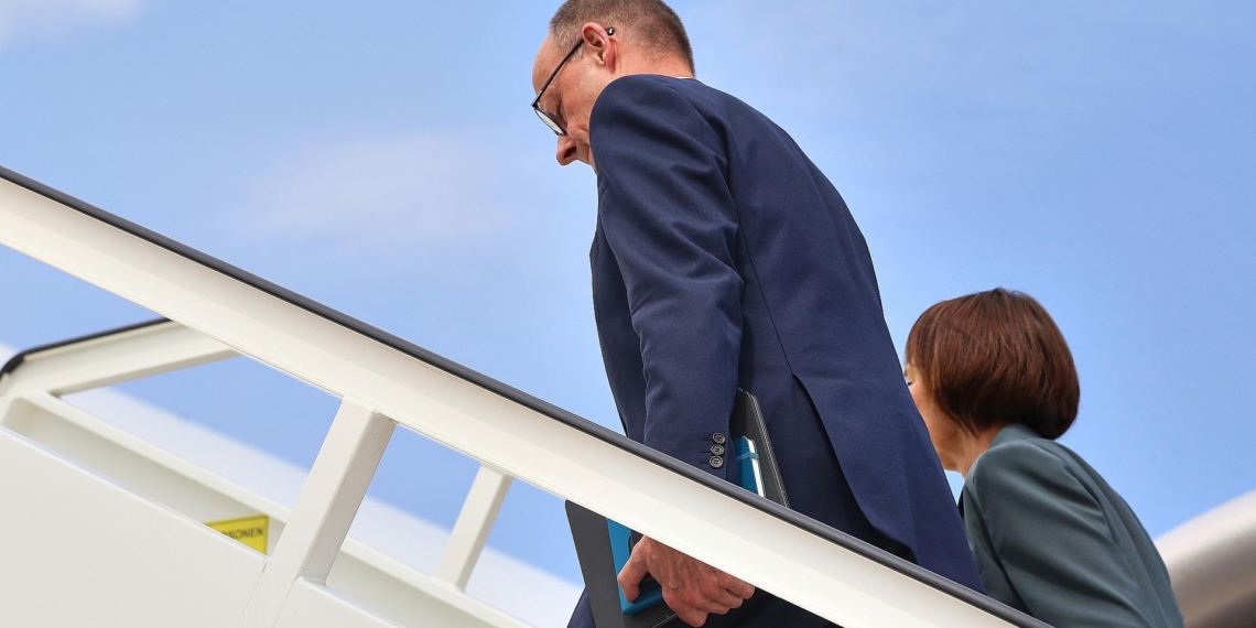 Friedrich Merz und Charlotte Merz am 15.06.2025