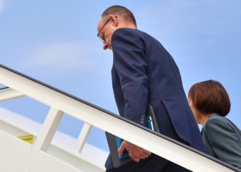 Friedrich Merz und Charlotte Merz am 15.06.2025
