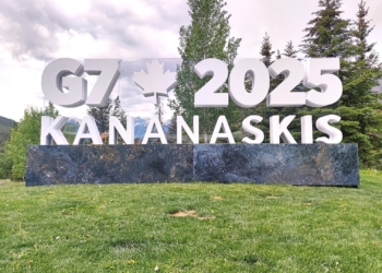 Logo von G7-Gipfel in Kanada im Juni 2025