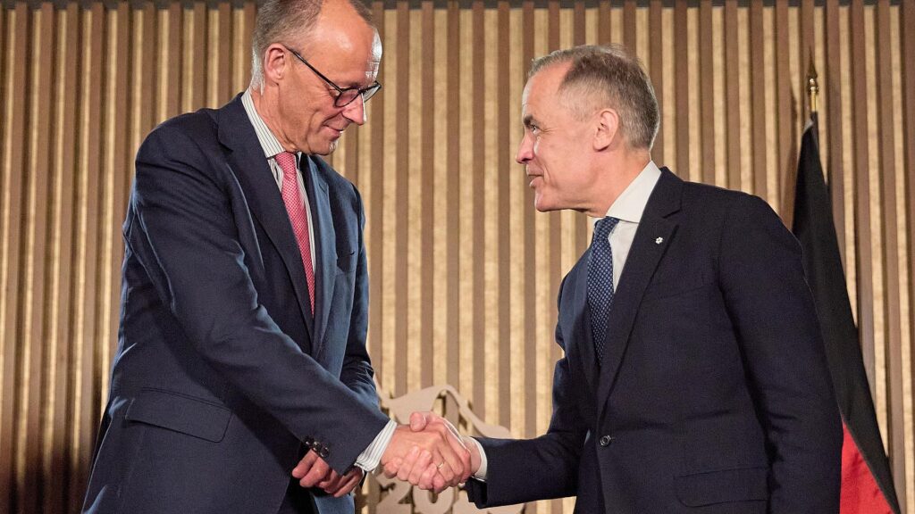 Friedrich Merz und Mark Carney