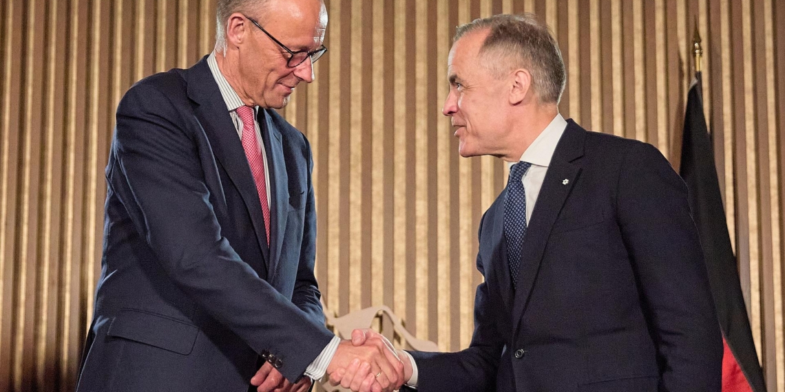 Friedrich Merz und Mark Carney
